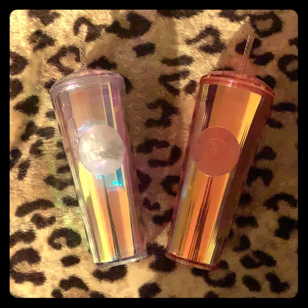 Starbucks unicorn cups